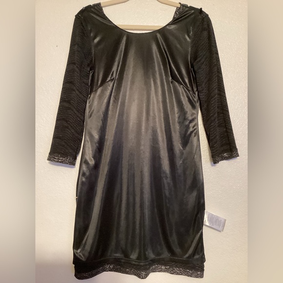 New BCBGeneration Metallic Chevron Dress - Picture 9 of 13